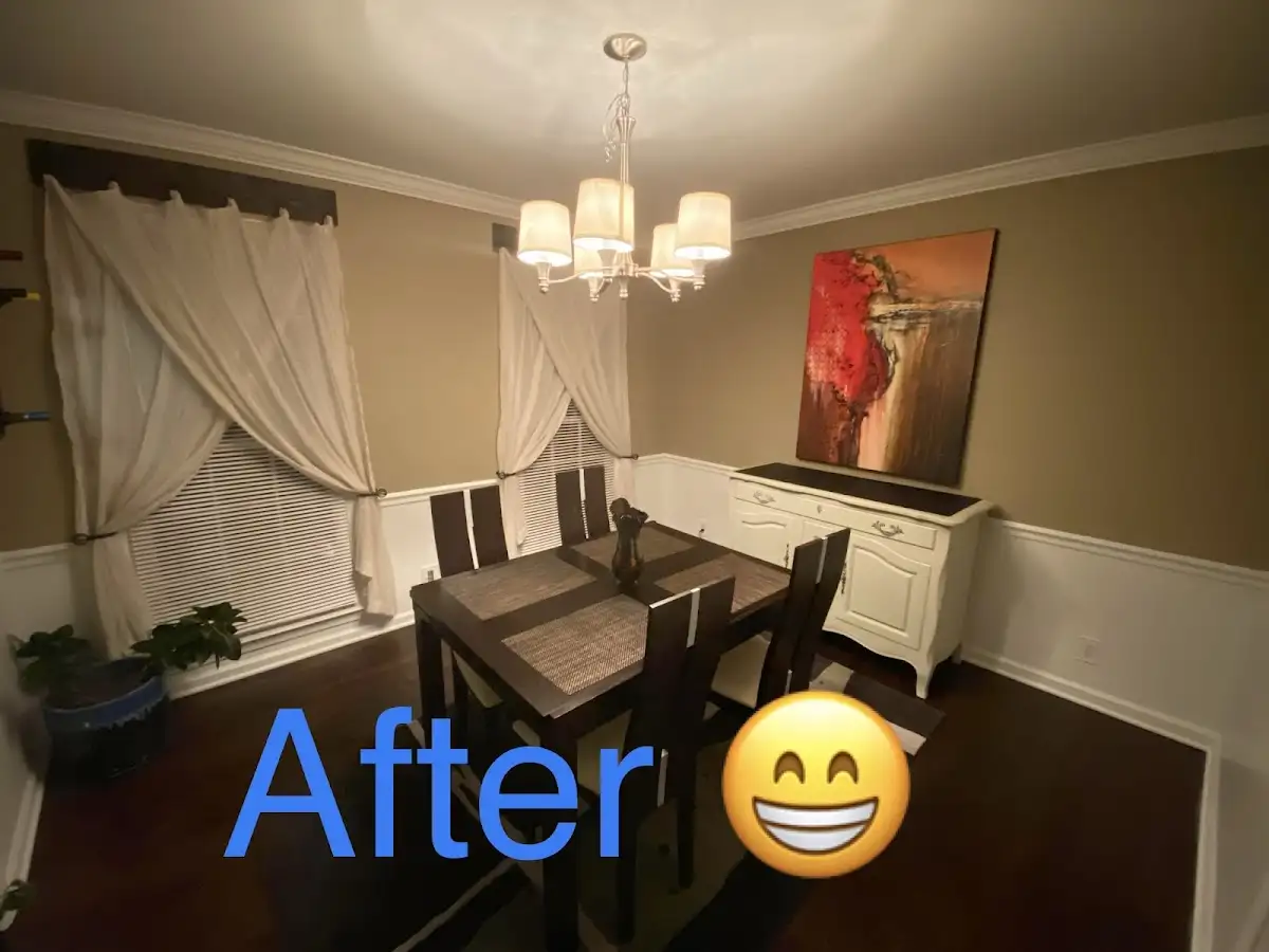 Professional dining room restoration after water damage in Fletcher