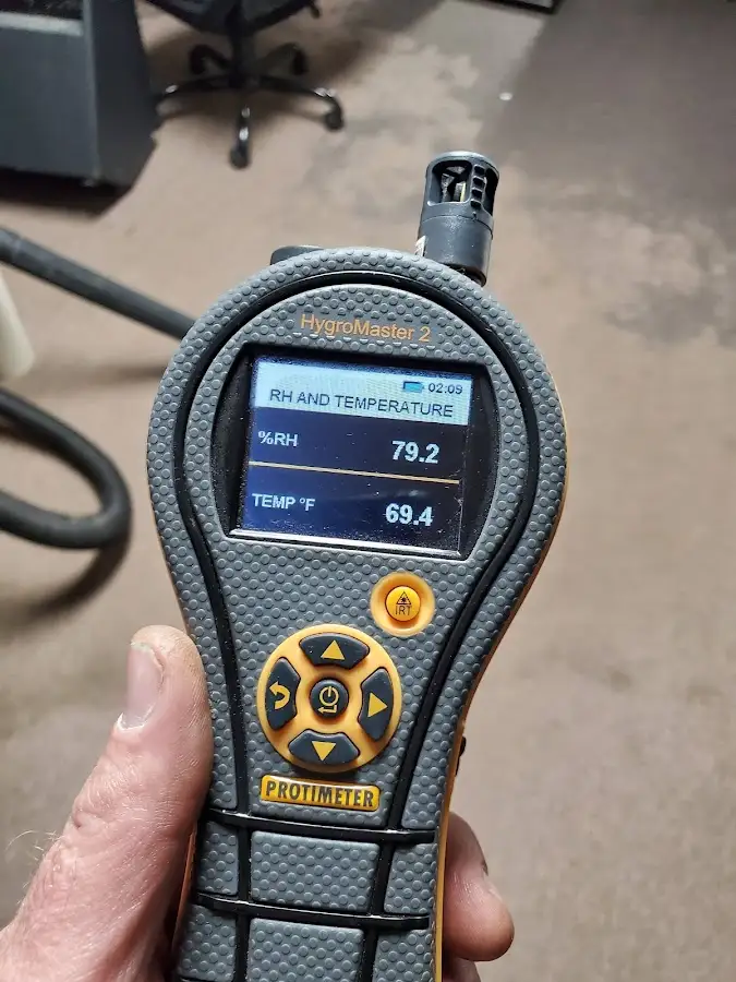 Moisture meter humidity assessment for Mold Remediation & Removal in Fletcher